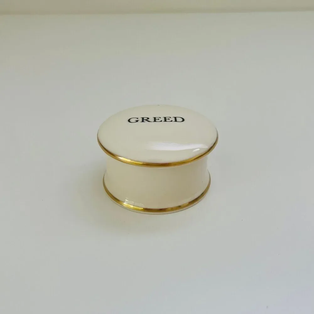 BIG TOMATO COMPANY Trinket Box 7 Deadly Sins GREED